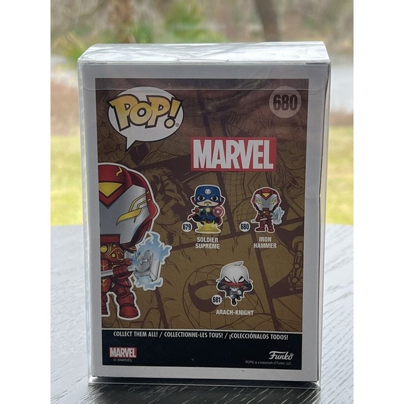 Funko Pop Infinity Warps Iron Hammer #680 Glow Walgreens Exclusive, Box Damage - Picture 2 of 10